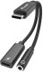 Adapter USB Equip USB-C-> 3-Pin 3.5mm St/Bu DAC 0.12m czarny (133470) 1