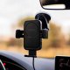 spacecase Uchywt Na Telefon Do Samochodu AutoLock z ładowarką indukcyjną QI 15W czarny 4