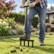 Kadax Aerator rurkowy ręczny 36cm kolce widły napowierzania trawnika piaskowanie 2