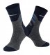 Brubeck Skarpety męskie Trekking Merino grafitowy/niebieski XL/45-47 (SC5003M) 2
