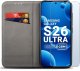 krainaGSM Etui Z Klapką Do Samsung S26 Ultra Zamykane Czarne Futerał + Szkło 9H 7