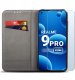 krainaGSM Etui Z Klapką Do Realme 9 Pro Zamykane Czarne Futerał + Szkło 9H 7