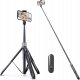 Selfie stick Matnox Statyw i kijek Selfie Stick ATUMTEK - Bluetooth, pilot, czarny 1
