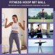 Actiget Hula hop z wypustkami i licznikiem 128 cm do odchudzania fitness niebieski 3