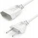 Vision Przedłużacz 150CM kabel sieciowy przewód zasilający Euro uniwersalny biały 1