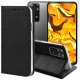 Hello Case Etui z Klapką Do Xiaomi Redmi Note 11 4G / 11s 4G (Czarne, Kabura) Szkło (BNDL3406) 1