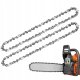 Mastiff 2 szt Łańcuchy do piły 3/8 cala 1,3 mm 57 TG 40 cm zapasowy 1