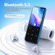 Yarvik Odtwarzacz MP3 AGPtek M3PL 64 GB Bluetooth 5.3 przenośny niebiesko - czarny 3