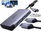 Adapter AV Ugreen LLANO Rozdzielacz USB-C na dwa złącza HDMI do dwóch monitorów PD 100 W 1
