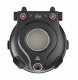 Piec do pizzy Teesa Supreme Max 1800 W, 400 stopni, dwie grzałki, okno, czarny, 35cm (TSA3242-B) 2