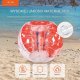 JOHN GMBH Kula bumper ball zorbing bąbelkowa ogrodowa dmuchana 1.5 m czerwona Premium 6