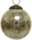 Jumi Glass ball 8CM 190032 gold 1pcs 2
