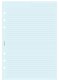 Filofax A5 Noteark Linjeret Bl�213x149x4mm 0,06kg (25stk) - (25 pce pr. uemballeret eller udpakket) (343001) 2