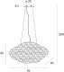 Lampa wisząca MAXlight LED Stardust czarna 14 W P0525D 6