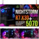 Komputer Adronix Komputer do gier Nightstorm Ryzen 7 7800X3D, RTX 5070 12GB DLSS 5, 32GB, 1TB M.2, Win11 1