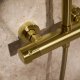 Zestaw prysznicowy momali Deszczownia premium z baterią natryskową termostatyczną KFA Moza 5736-920-39, Brushed Light Gold PVD 2