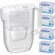 Dzbanek filtrujący Aquaphor Wodę Fresh 3,2L biały , 4 wkłady Maxfor+ 1