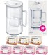 Dzbanek filtrujący Aquaphor Szklany Glass biały + 7 filtrów Maxfor (4Mg+3H) 1