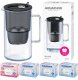 Dzbanek filtrujący Aquaphor Szklany Glass czarny +4 filtry Maxfor (1Mg + 3) 1
