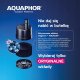 Aquaphor Butelka filtrująca na wodę 0,5L City Lawenda Bidon do biegania + 3 wkłady 6