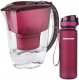 Dzbanek filtrujący Aquaphor Amethyst 2,8 l wiśniowy + butelka filtrująca City 0,5 l bordowa 1