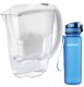 Dzbanek filtrujący Aquaphor Zestaw Amethyst 2,8 l biały + butelka City 0,5 l niebieska 1