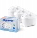 Dzbanek filtrujący Aquaphor Zestaw Amethyst 2,8 l biały + butelka City 0,5 l niebieska 6