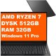 Laptop Lenovo V15 G6 / 83UU001SPB / AMD Ryzen 7 / 32GB / 512GB / Radeon 680M / 15,6" FullHD / Win 11 Pro / Czarny 1