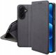 krainaGSM Etui Magnet Do Samsung A18 Zamykane Czarne Futerał + Szkło 9H 1