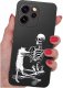 krainaGSM Etui Do Oppo Reno 15 Pro 5G Czaszka Szkielet Halloween Wzory + Szkło 9H 2