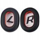 Tradebit Nauszniki Pady Gąbki do PLANTRONICS BACKBEAT PRO 2 Czarne (7668) 1