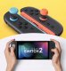 JSAUX Nakładki na Joy-Con 6w1 do Nintendo Switch 2 pomarańczowo-niebieskie (7744) 1