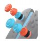 JSAUX Nakładki na Joy-Con 6w1 do Nintendo Switch 2 pomarańczowo-niebieskie (7744) 2