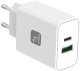 Ładowarka Techly Sieciowa GaN USB-C 35W PD i USB-A 30W QC (IPW-USB-35WACG) 1