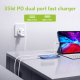 Ładowarka Techly Sieciowa GaN USB-C 35W PD i USB-A 30W QC (IPW-USB-35WACG) 6