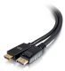 Kabel C2G 6ft DisplayPort to HDMI Cable - DP to HDMI Adapter Cable - DisplayPort 1.2a HDMI 1.4b - 4K 30Hz - M/M - Kabel adaptera - DisplayPort męski na HDMI męski - 1.83 m - Czarny - pasywny, obsługa 4K (CG54433) 1