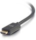 Kabel C2G 6ft DisplayPort to HDMI Cable - DP to HDMI Adapter Cable - DisplayPort 1.2a HDMI 1.4b - 4K 30Hz - M/M - Kabel adaptera - DisplayPort męski na HDMI męski - 1.83 m - Czarny - pasywny, obsługa 4K (CG54433) 2