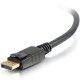 Kabel C2G 6ft DisplayPort to HDMI Cable - DP to HDMI Adapter Cable - DisplayPort 1.2a HDMI 1.4b - 4K 30Hz - M/M - Kabel adaptera - DisplayPort męski na HDMI męski - 1.83 m - Czarny - pasywny, obsługa 4K (CG54433) 3