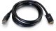 Kabel C2G 6ft DisplayPort to HDMI Cable - DP to HDMI Adapter Cable - DisplayPort 1.2a HDMI 1.4b - 4K 30Hz - M/M - Kabel adaptera - DisplayPort męski na HDMI męski - 1.83 m - Czarny - pasywny, obsługa 4K (CG54433) 4