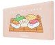 Podkładka Pusheen - Mata gamingowa / na biurko z ekoskóry XXL z kolekcji Sushi Roll (60 x 35 cm) (MGGEPU06) 1