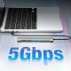 HUB USB j5create USB-C 7-port (JCH3007-N) 3