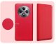 Hello Case Etui z Klapką Do Oppo Reno12 F 4G / 5G / FS 4G / 5G (Czerwone) Szkło (BNDL4551) 4