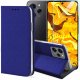 Hello Case Etui z Klapką Do Xiaomi Redmi 12 4G / 5G (Granatowe, Magnetyczne) Szkło (BNDL4202) 1