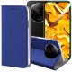 Hello Case Etui z klapką do Xiaomi Redmi A3 (granatowe, magnetyczne, zamykane) szkło (BNDL4177) 1