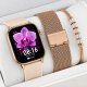 Smartwatch Rubicon Zestaw damski zegarek smartwatch F42 -GPS- beżowy + bransoletka (RNCF42-BEIGE-TB2-NE) 1