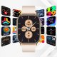 Smartwatch Rubicon Zestaw damski zegarek smartwatch F42 -GPS- beżowy + bransoletka (RNCF42-BEIGE-TB2-NE) 12