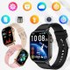 Smartwatch Rubicon Zestaw damski zegarek Smartwatch F42 -GPS- szary/srebrny + bransoletka (RNCF42-SILVER-TB2-NE) 12