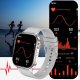 Smartwatch Rubicon Zestaw damski zegarek Smartwatch F42 -GPS- szary/srebrny + bransoletka (RNCF42-SILVER-TB2-NE) 6