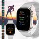 Smartwatch Rubicon Zestaw damski zegarek Smartwatch F42 -GPS- szary/srebrny + bransoletka (RNCF42-SILVER-TB2-NE) 7