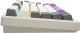 Klawiatura Lorgar Wired mechanical gaming keyboard Advanced, 82 keys, linear Toxic Purple switches, Hot Swap, Gasket mount, straight braid cable 4